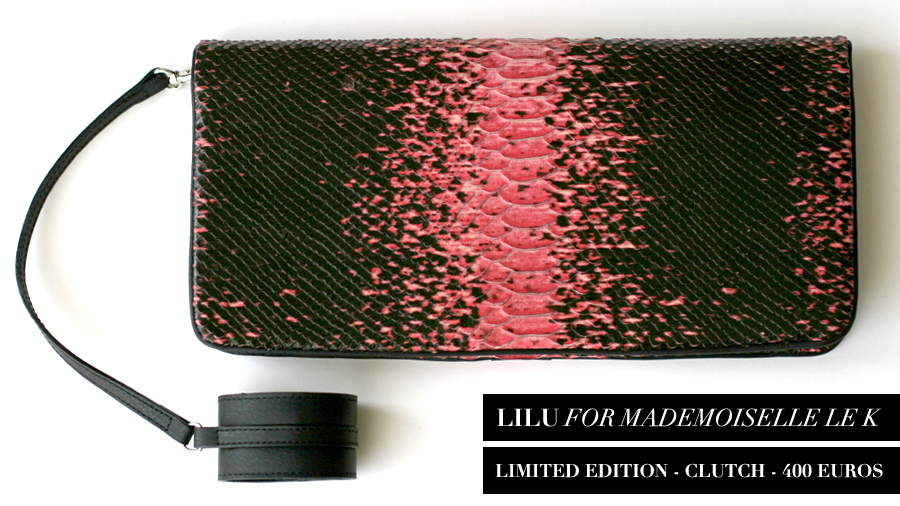 Fashion-Lilu-For-Mademoiselle-Le-K-Limited-Edition-Leather-Clutch-Buy The Limited Edition on the Blog-3-Photo ©Mademoiselle Le K.