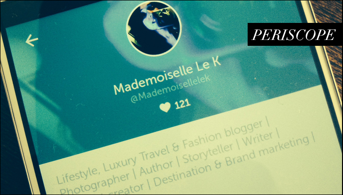 Social-Media-Follow-Mademoiselle-Le-K-on-Periscope-1-Photo ©Mademoiselle Le K