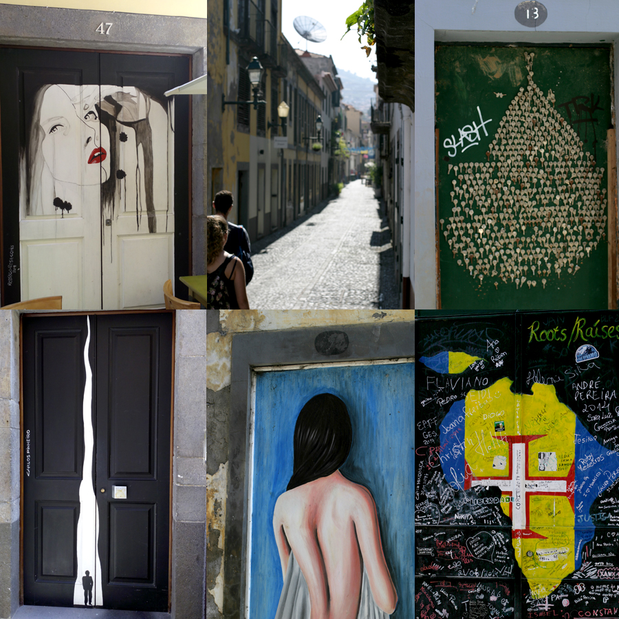Madeira-Portugal-Funchal-Santa-Maria-Street-Old-Town-Street-Art-Paintings-1-Photo ©Mademoiselle Le K